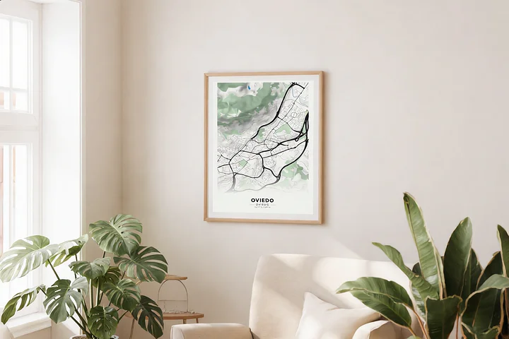 Map of Oviedo v1 product image (2)