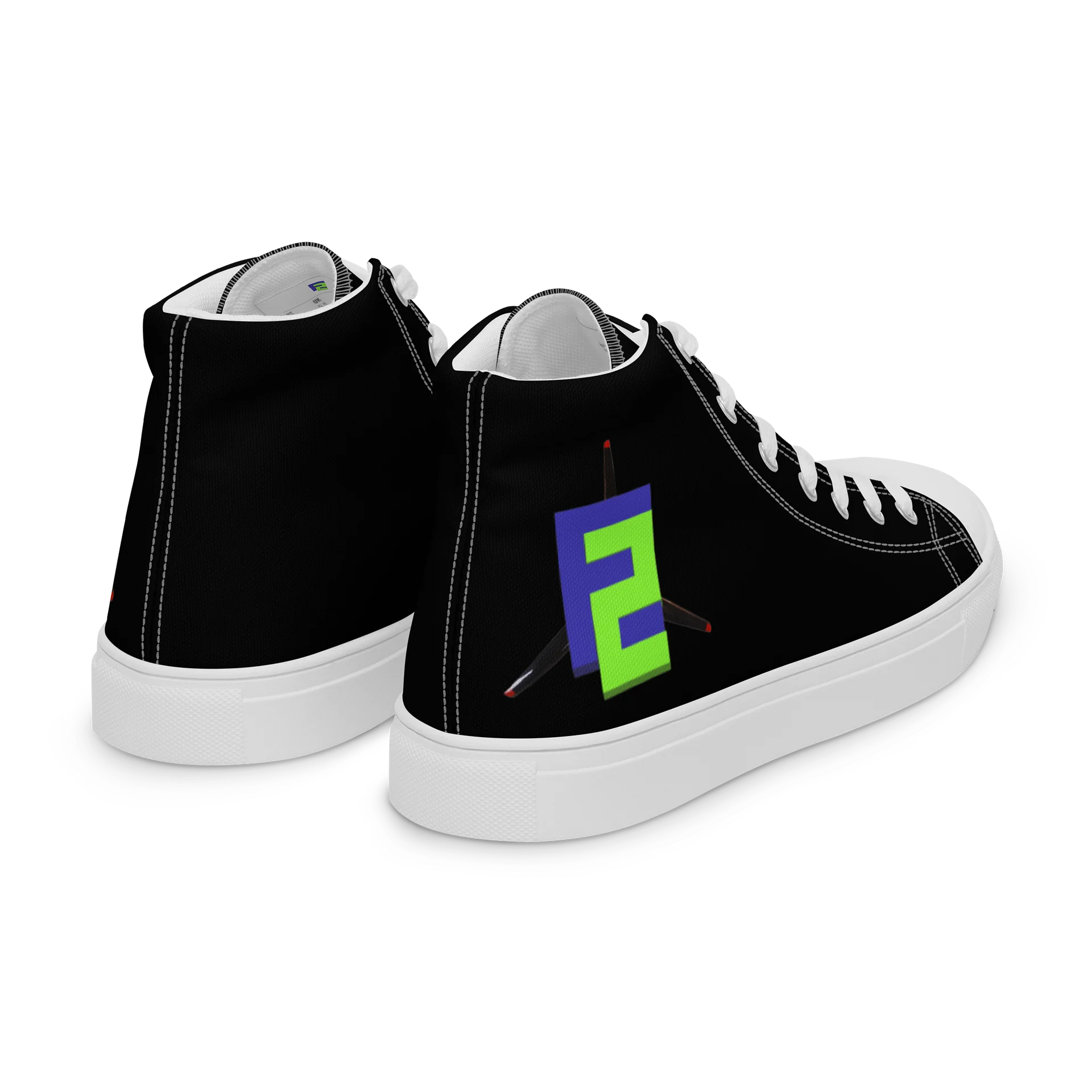 Black hi-tops product image (7)