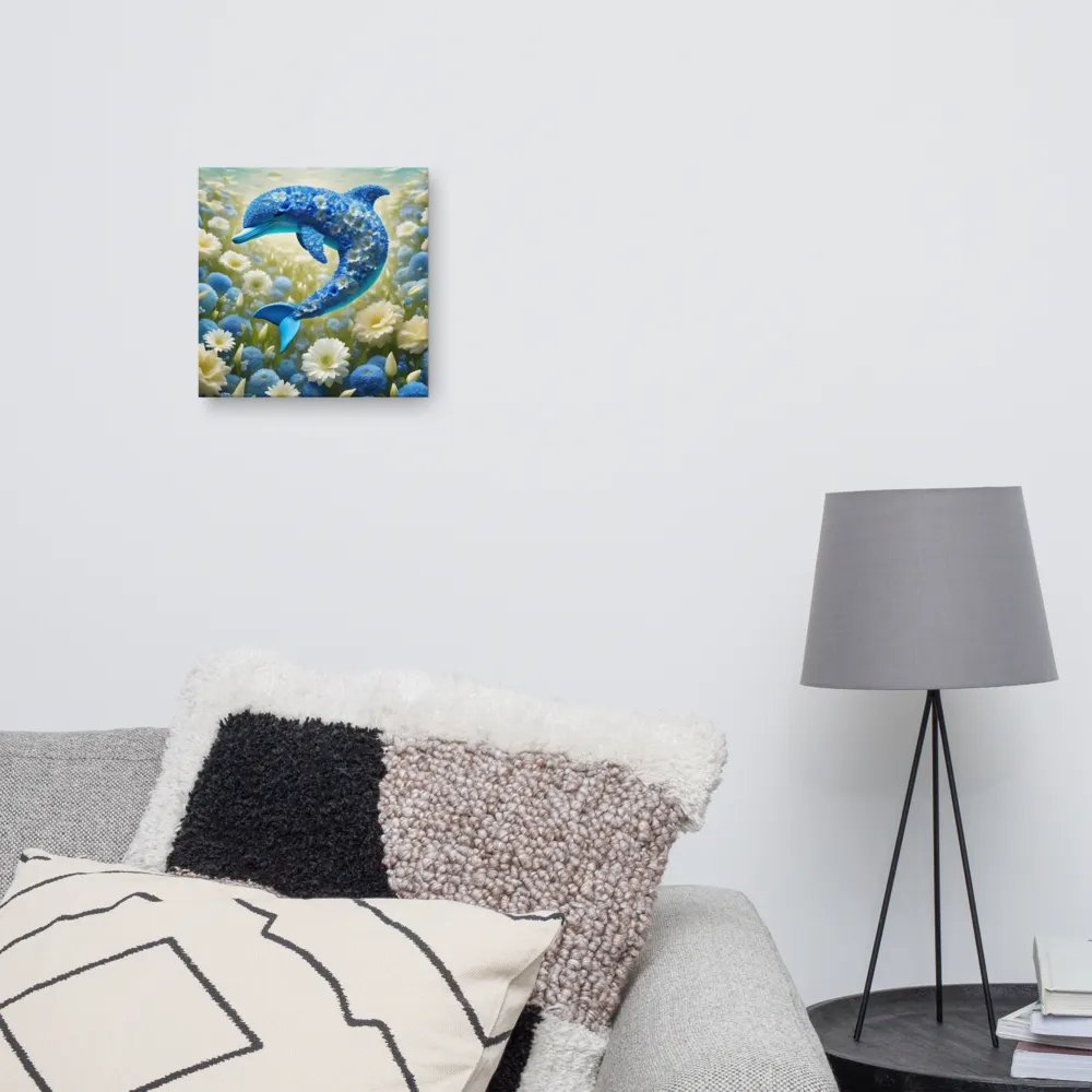 Flower Dolphin Wall Art product image (11)