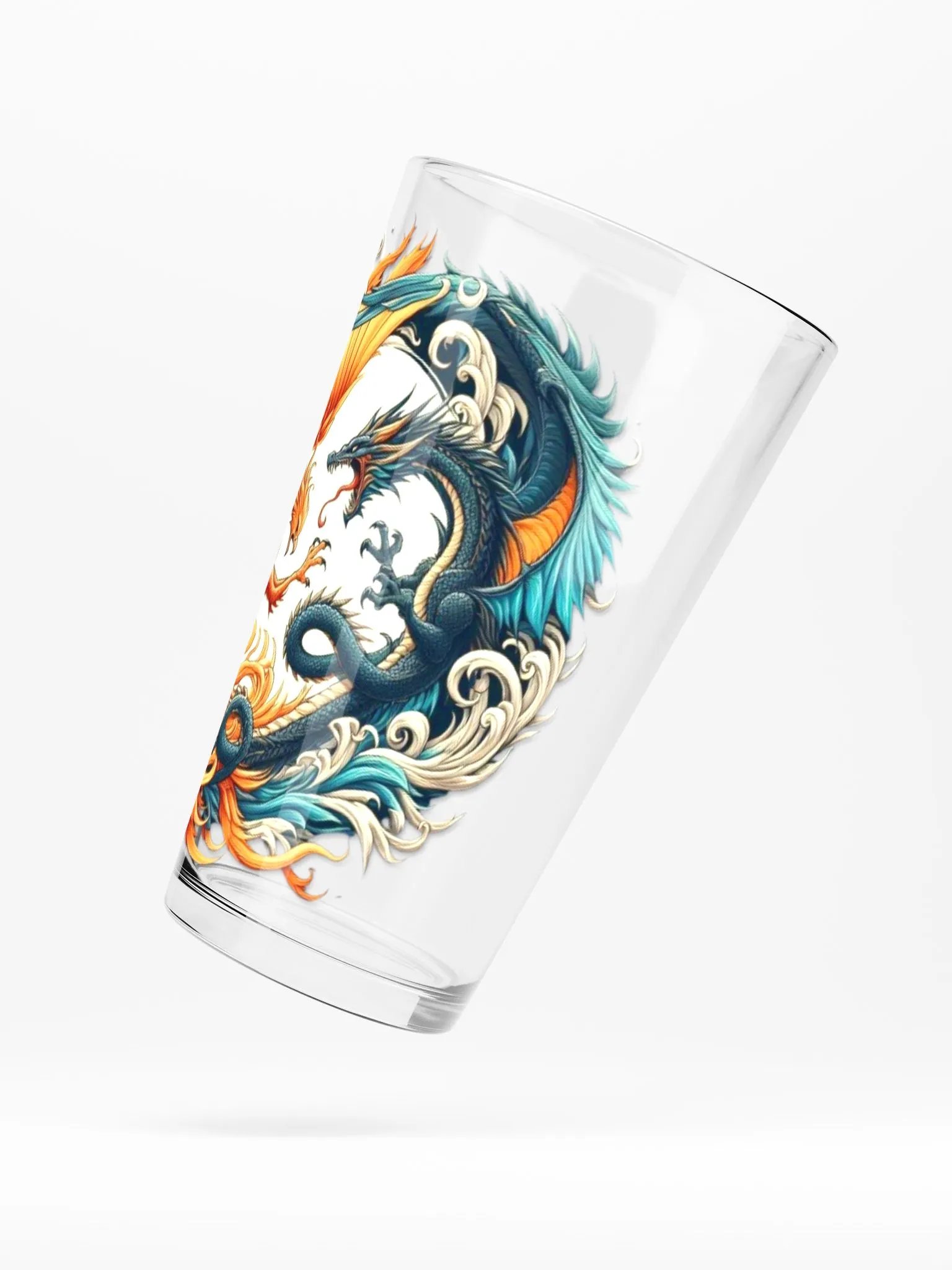 Phoenix vs Dragon Pint Glass product image (5)