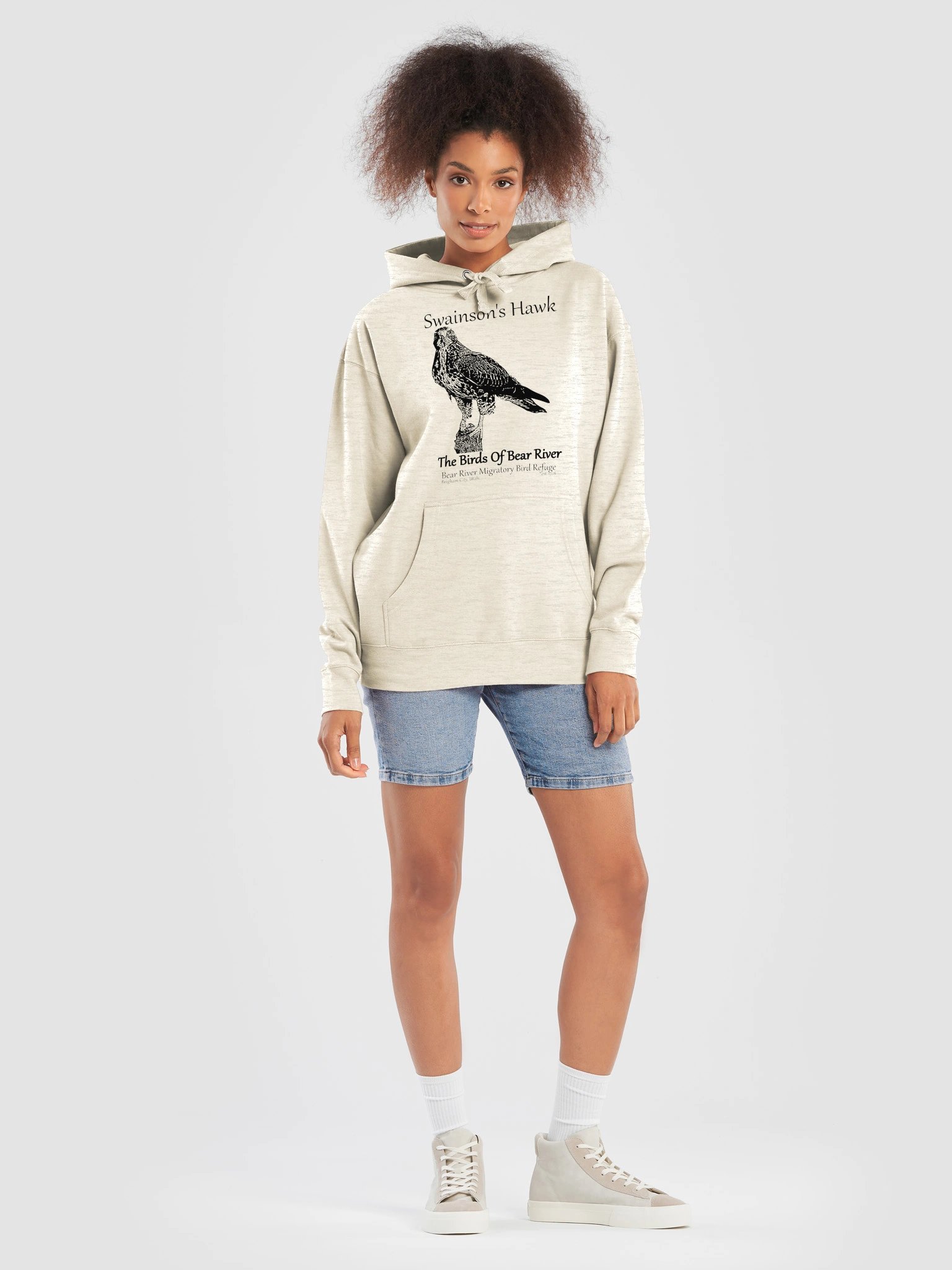 Birds of Bear River Swainson's Hawk Unisex Hoodie product image (63)