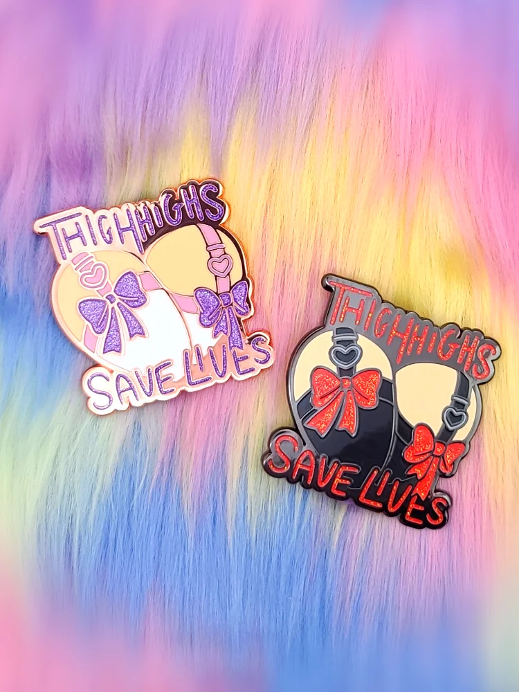 Thigh Highs | Enamel Pin Set | RETIRING product image (2)