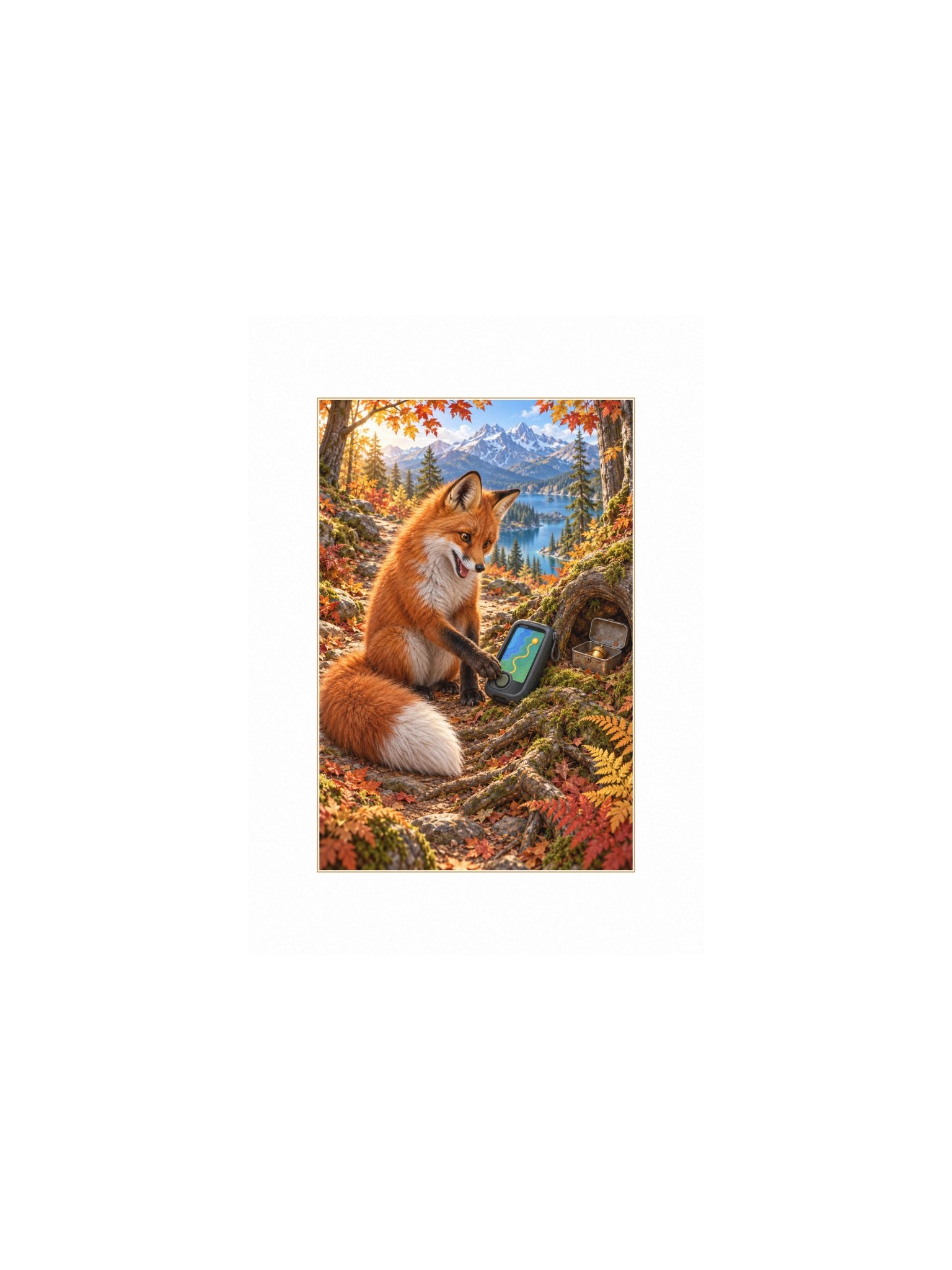 Cache Quest Small Art Print product image (1)