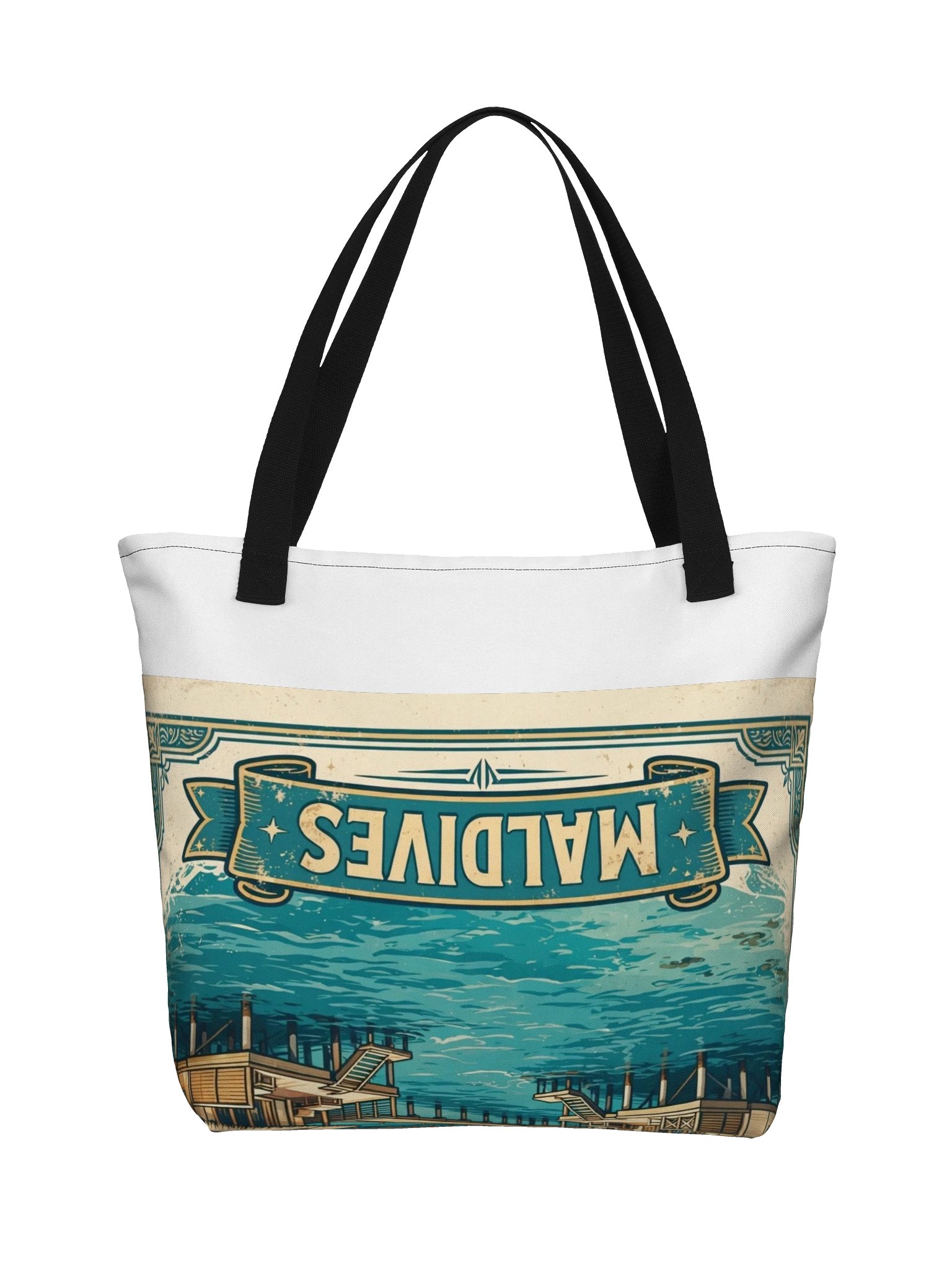 Maldives Poster Tote Bag product image (2)