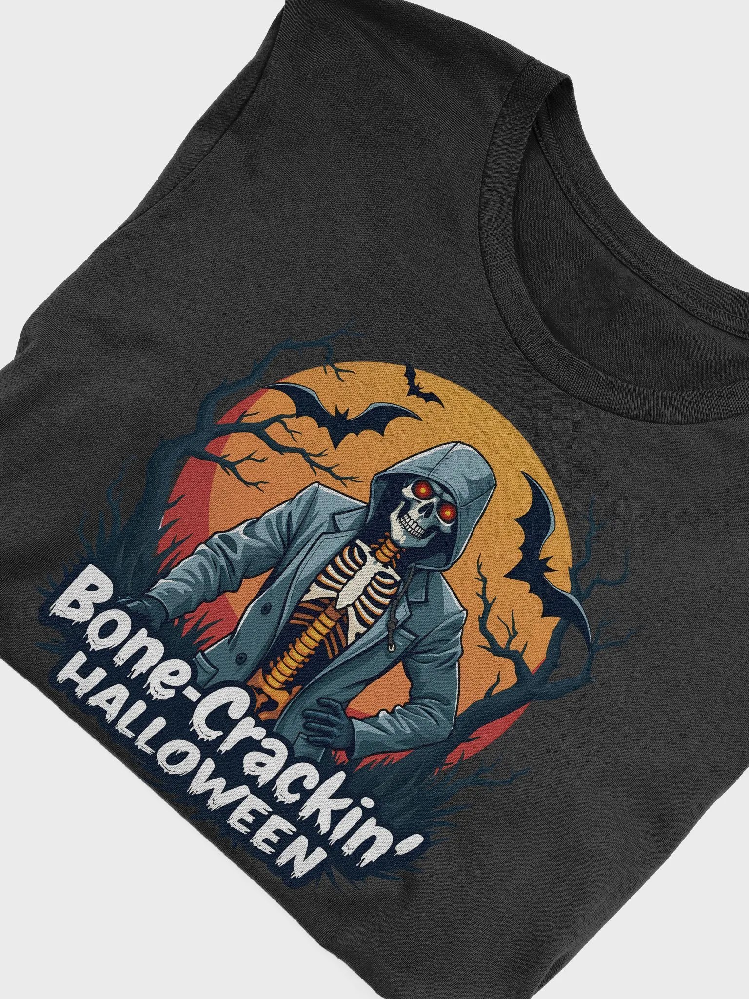 Bone-Crackin' Halloween Skeleton T-Shirt product image (15)