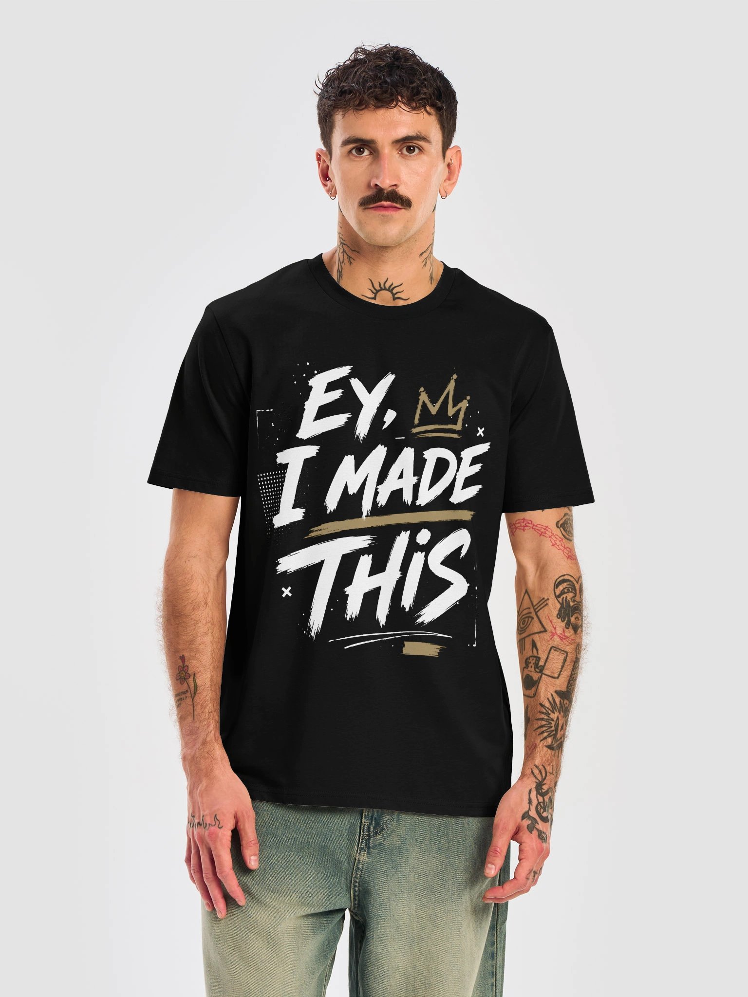 EY, I MADE THIS! — Graffiti Statement Tee product image (2)