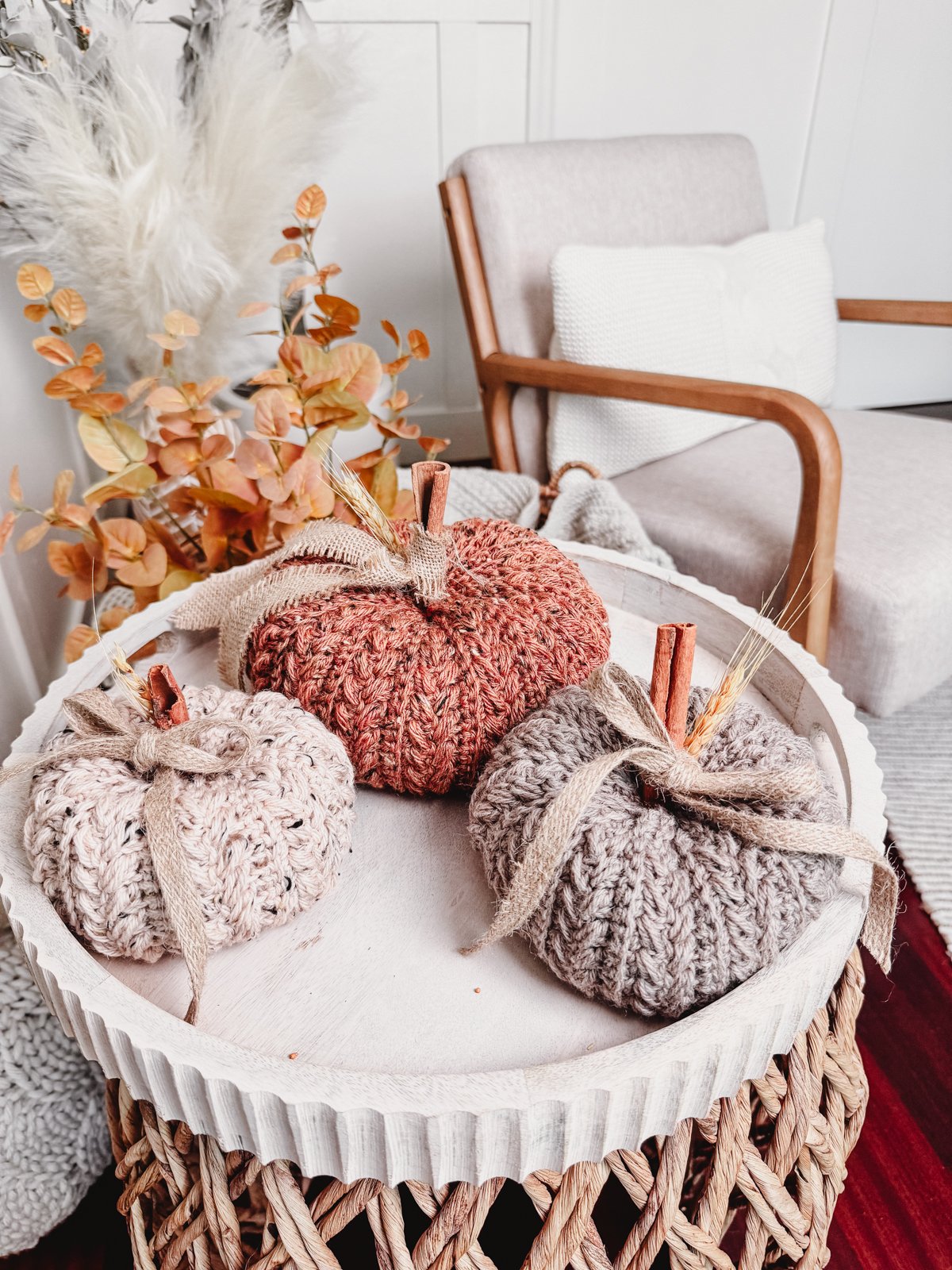 Wheat Stitch Crochet Pumpkin Pattern product image (3)