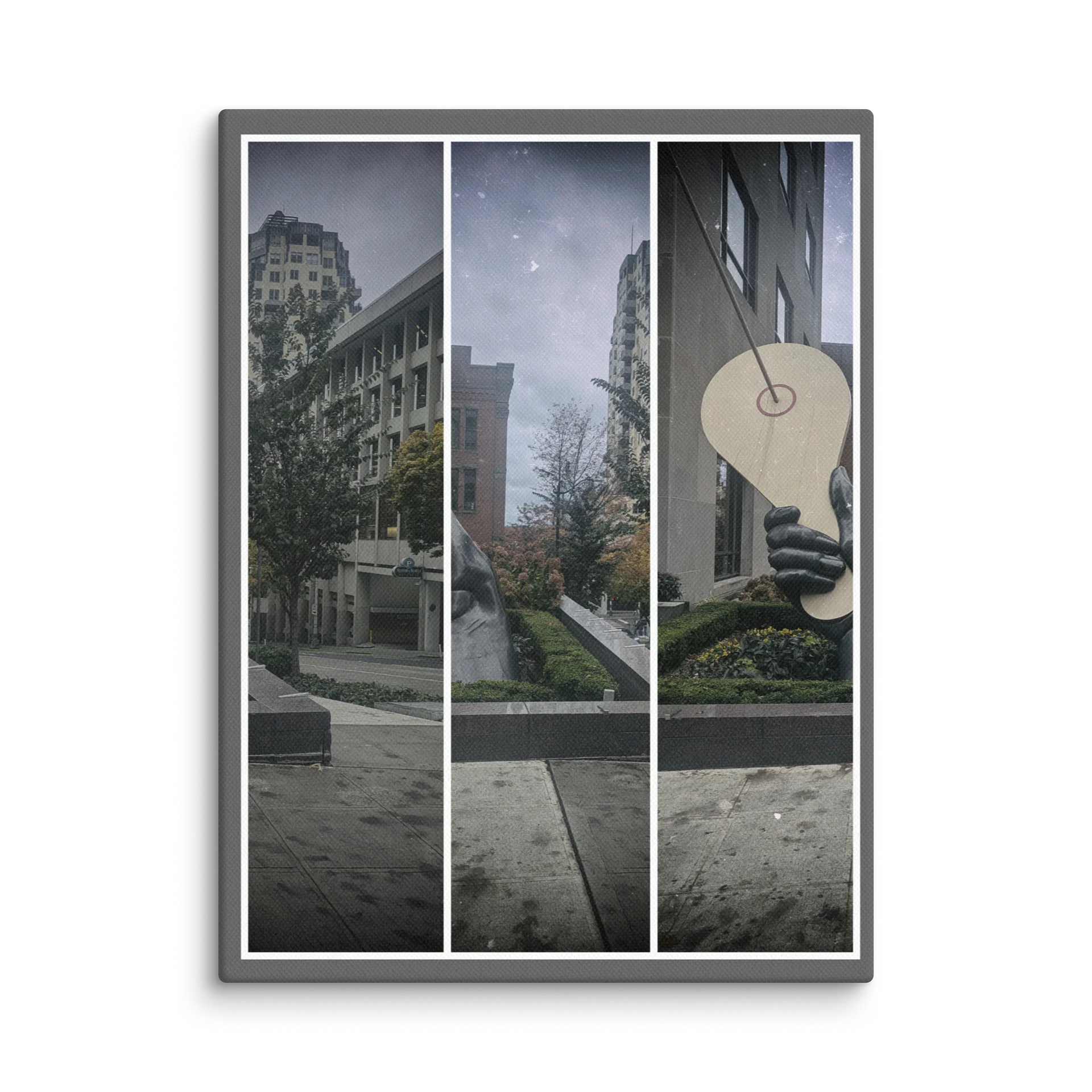 Seattle 3 Panel 12x16 Canvas product image (1)