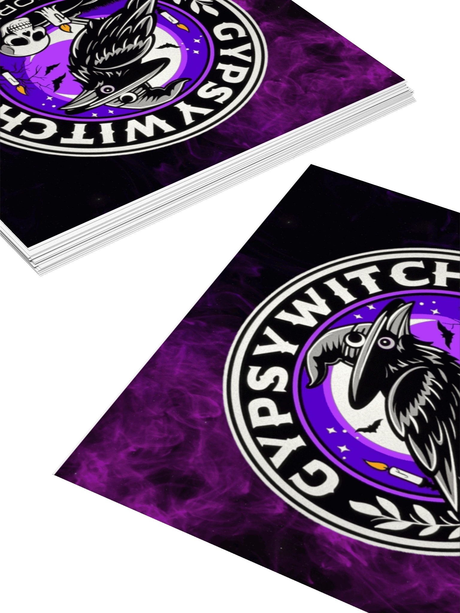Purple Smoke Logo Sticker product image (8)