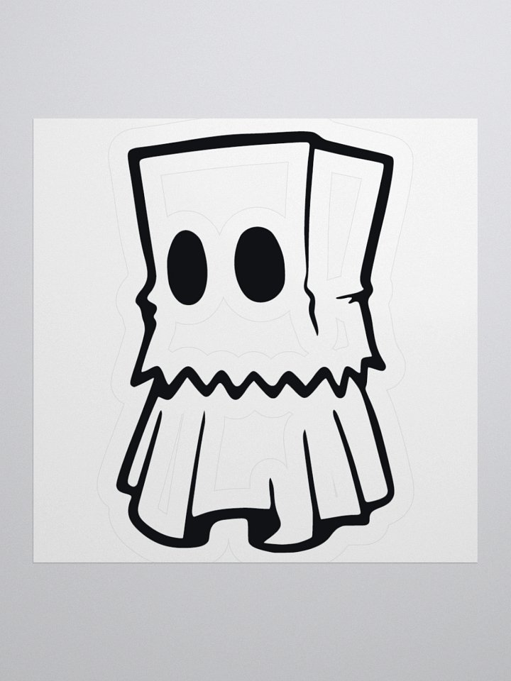 Bagged Ghost Sticker Decal product image (1)