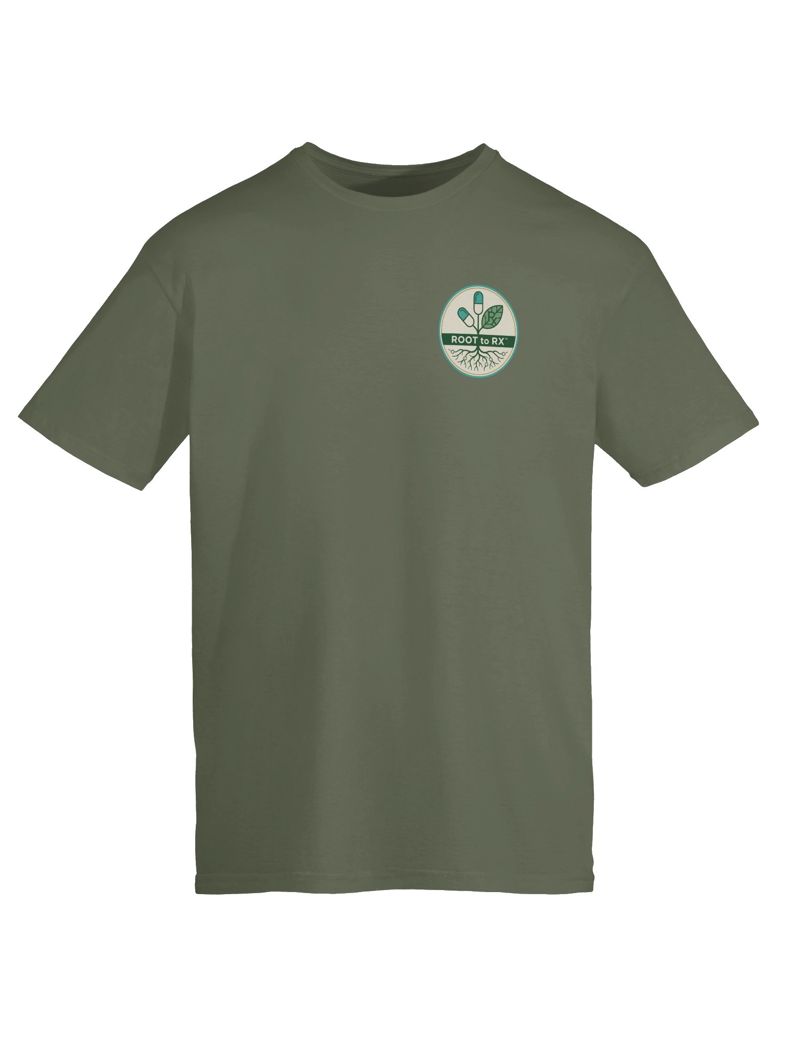 Root to Rx Logo Tee (Military Green) product image (5)