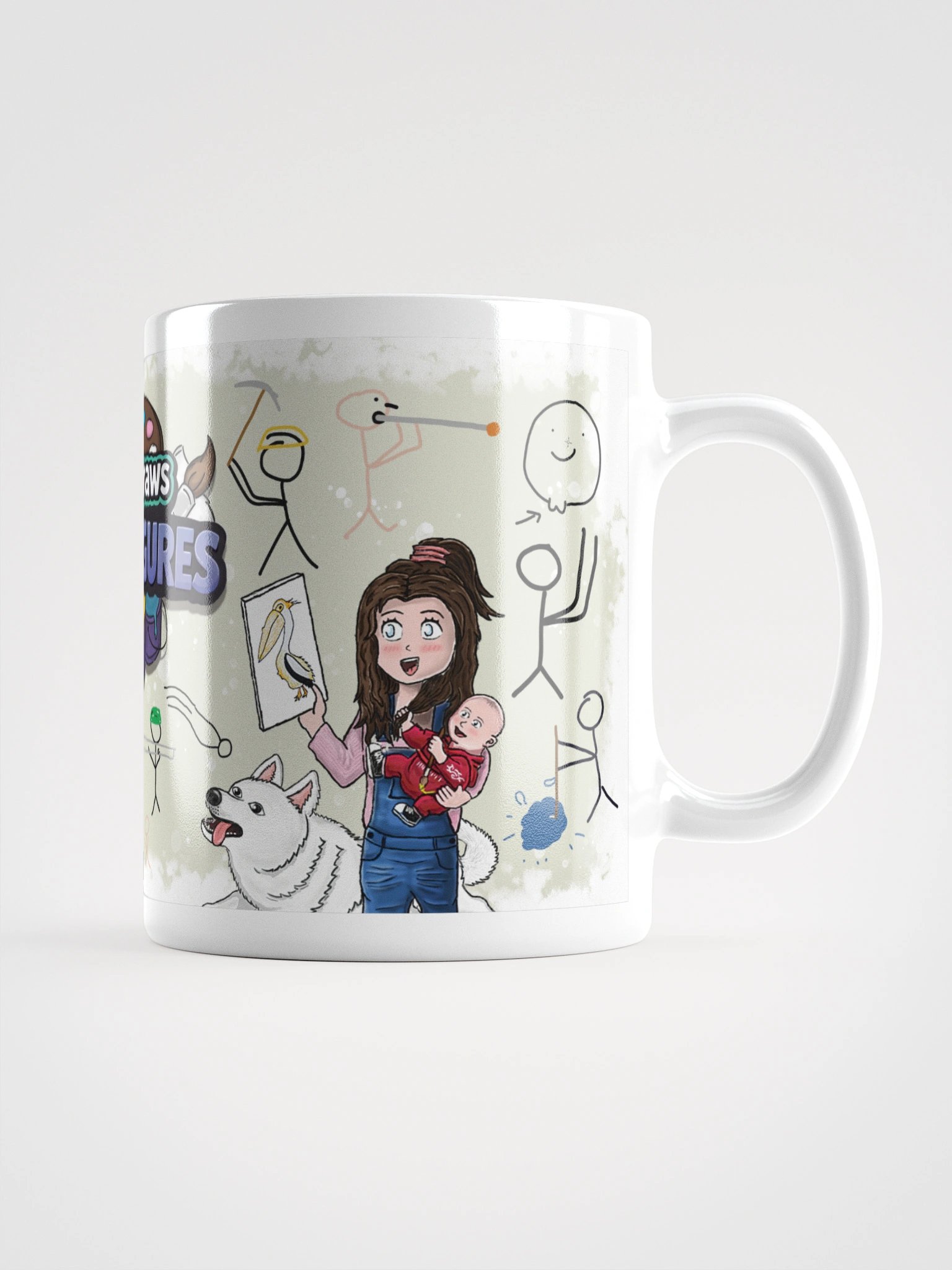 Leon Draws - Stick Figures Mug product image (3)