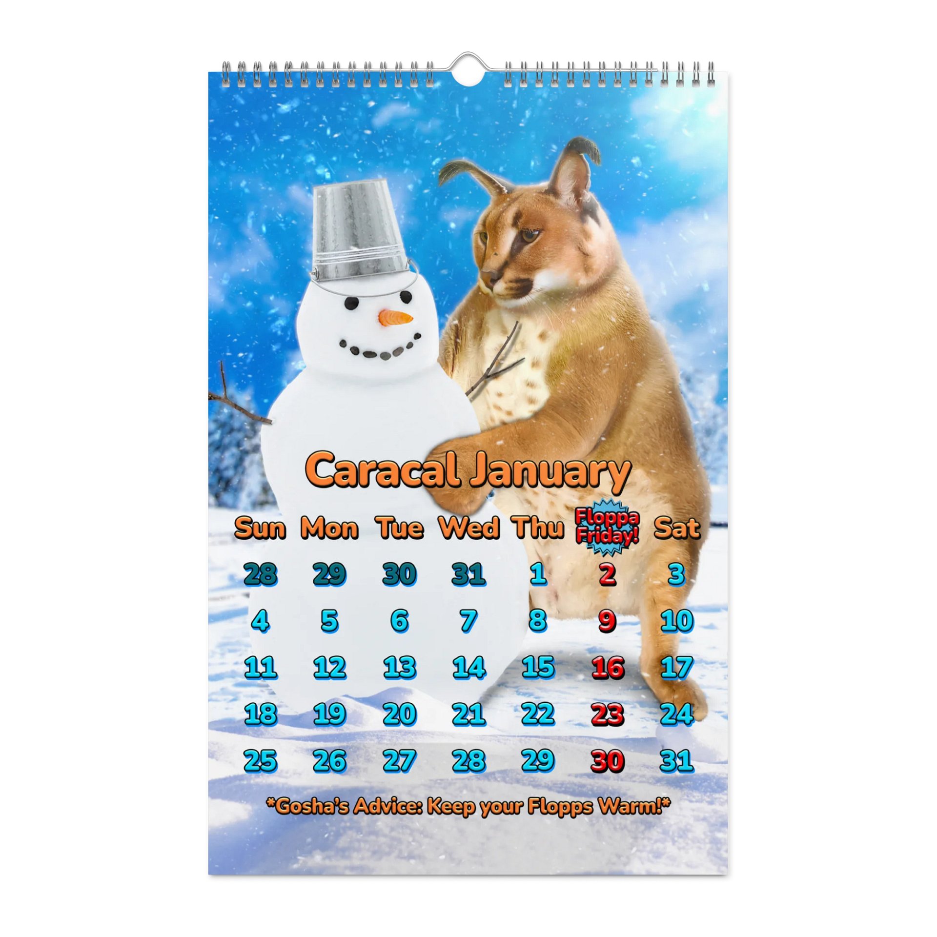 BIG CARACALENDAR 2026 (Limited Edition) product image (7)