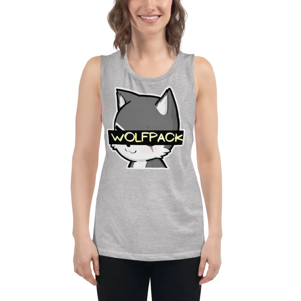 Women's WOLFPACK Tanktop (Chibi Wolf) product image (52)