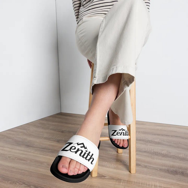 Zenith Women's Slides - Stylish and Comfortable Beach Footwear with Exclusive Mountain Peak Design product image (1)
