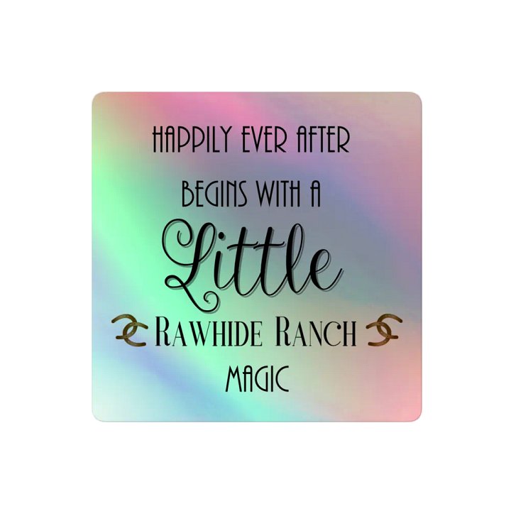 Rawhide Ranch Magic Holographic Sticker product image (2)