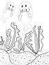 TSStechAngel's World - Manatees Coloring Page