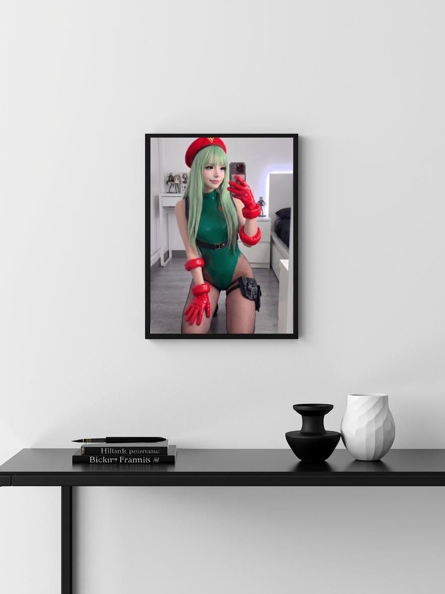 Cosplay Corner – Waifufaee as Cammy from Street Fighter Glossy 8x10 Metal Print product image (3)