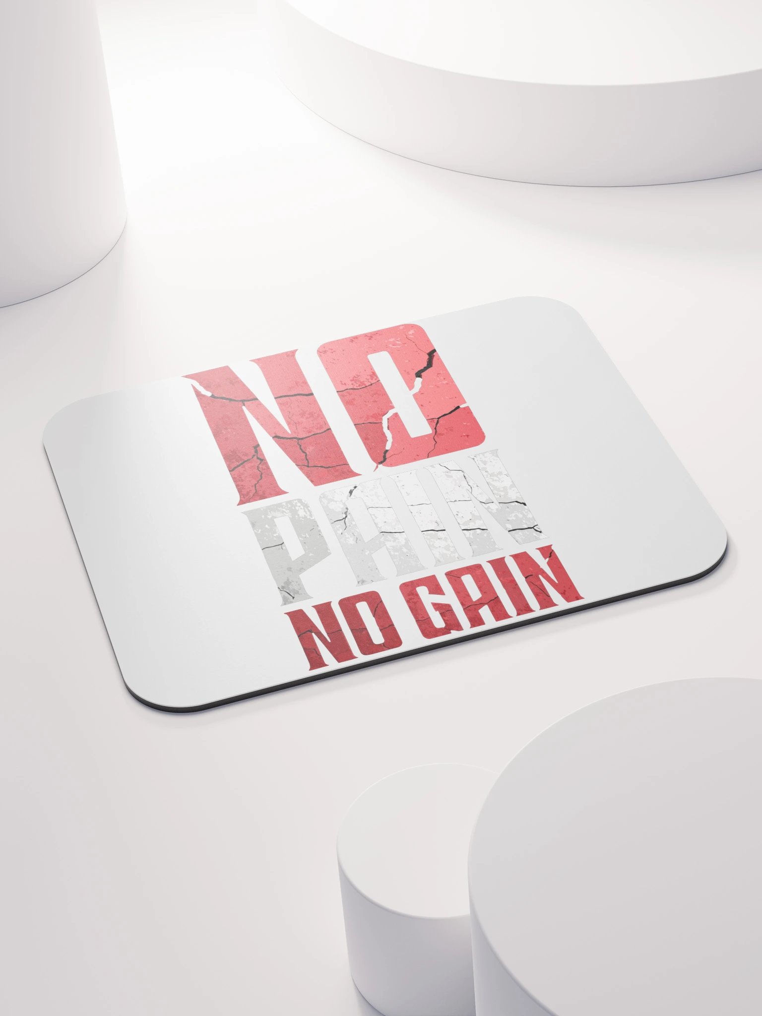 No Pain No Gain Mouse Pad – Motivational Gym Desk Accessory product image (4)