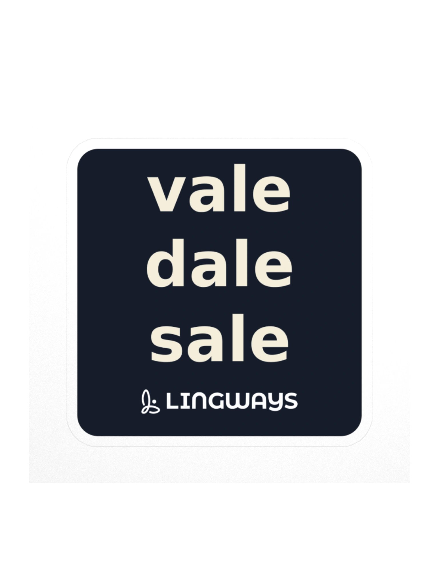 Vale Dale Sale Chip Sticker product image (1)