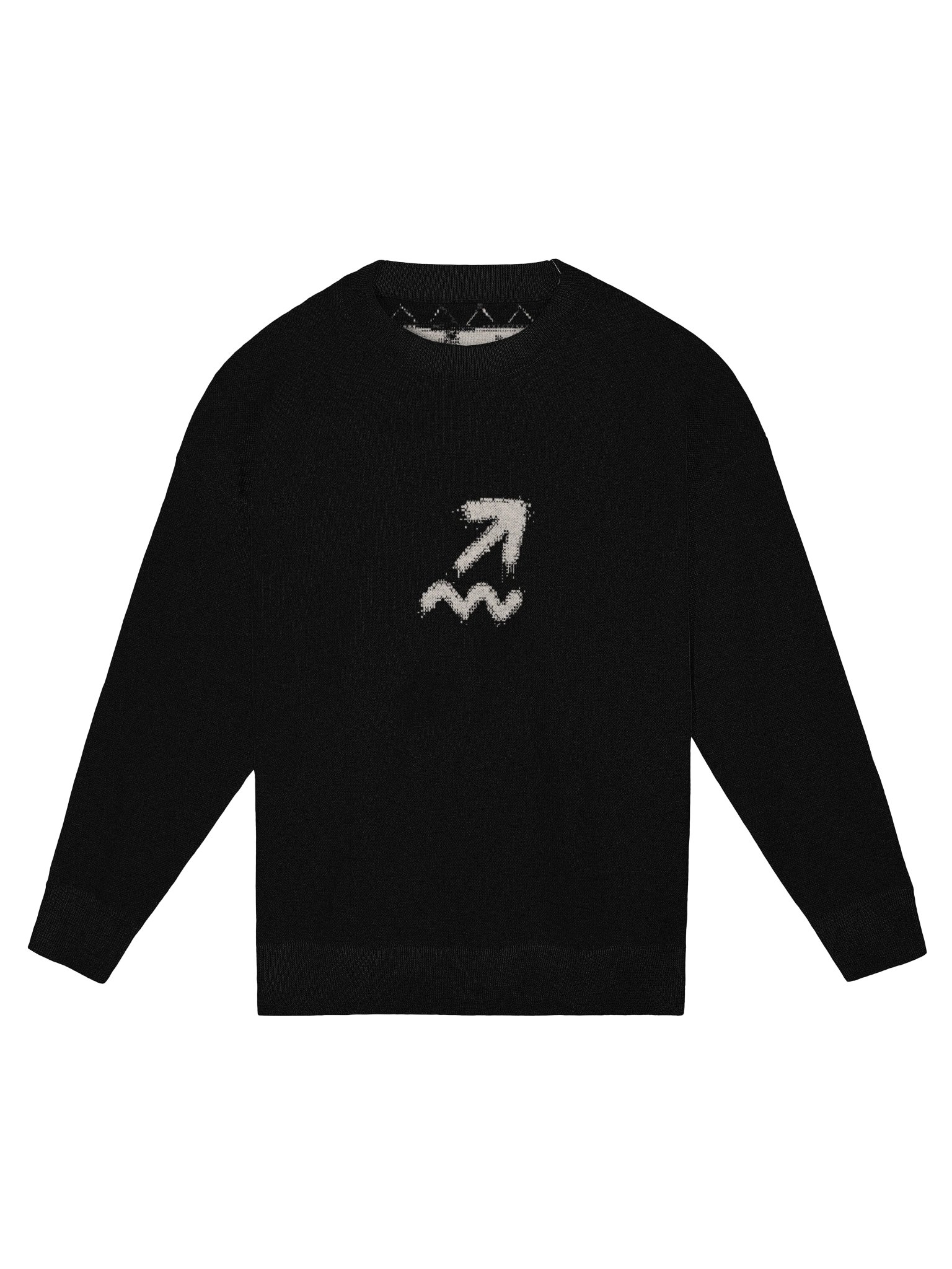 Works Underway | Jacquard Knit Crewneck | Industrial Streetwear product image (2)