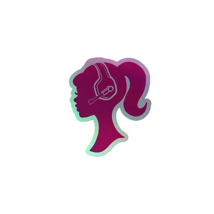 TamTamBarbie Pink Holographic Sticker product image (2)