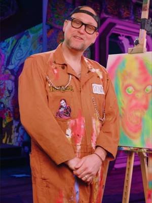Glorpular is always there to lend a hand…or an arm. 👉Episode 8 of ART SHOW! WITH CAPTAIN SKINNER is now on YouTube. Like. Comment. Subscribe. The alien overlords demand it. #etch #captainskinner #artshowwithcaptainskinner #glorpular