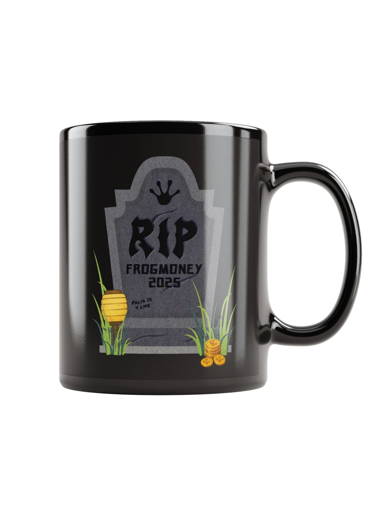 RIP FROGMONEY 2025 Grave Mug product image (2)