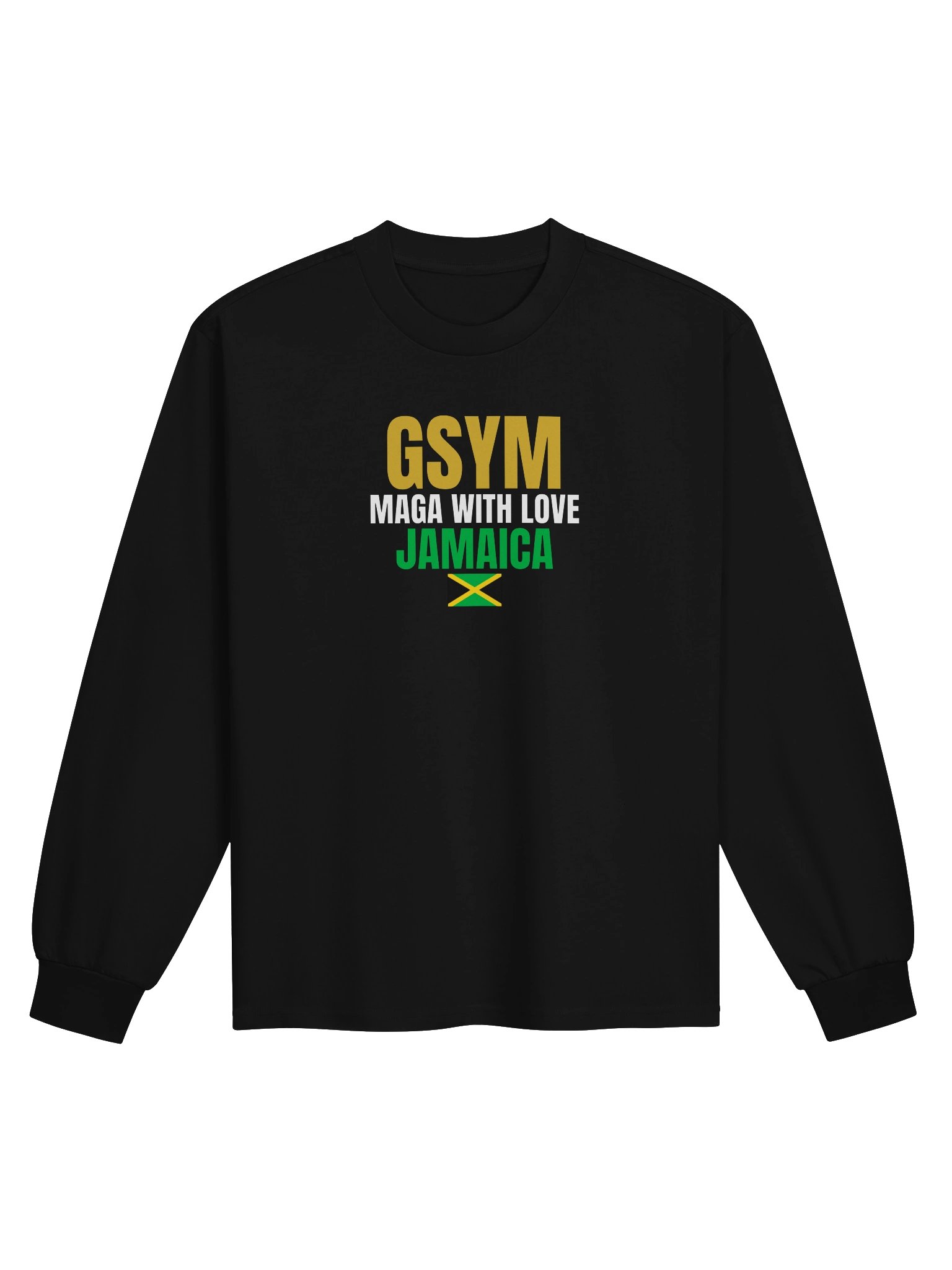 GSYM / MAGA With Love / Jamaica — Bold Tee Long Sleeve product image (1)