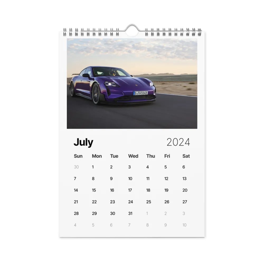 Porsche Rides 2024 Wall Calendar product image (7)