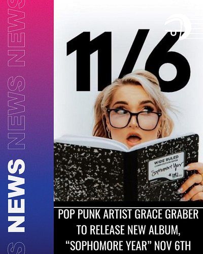 The fast rising faith based pop punk singer is releasing her sophomore album, appropriately titled Sophomore Year in November...