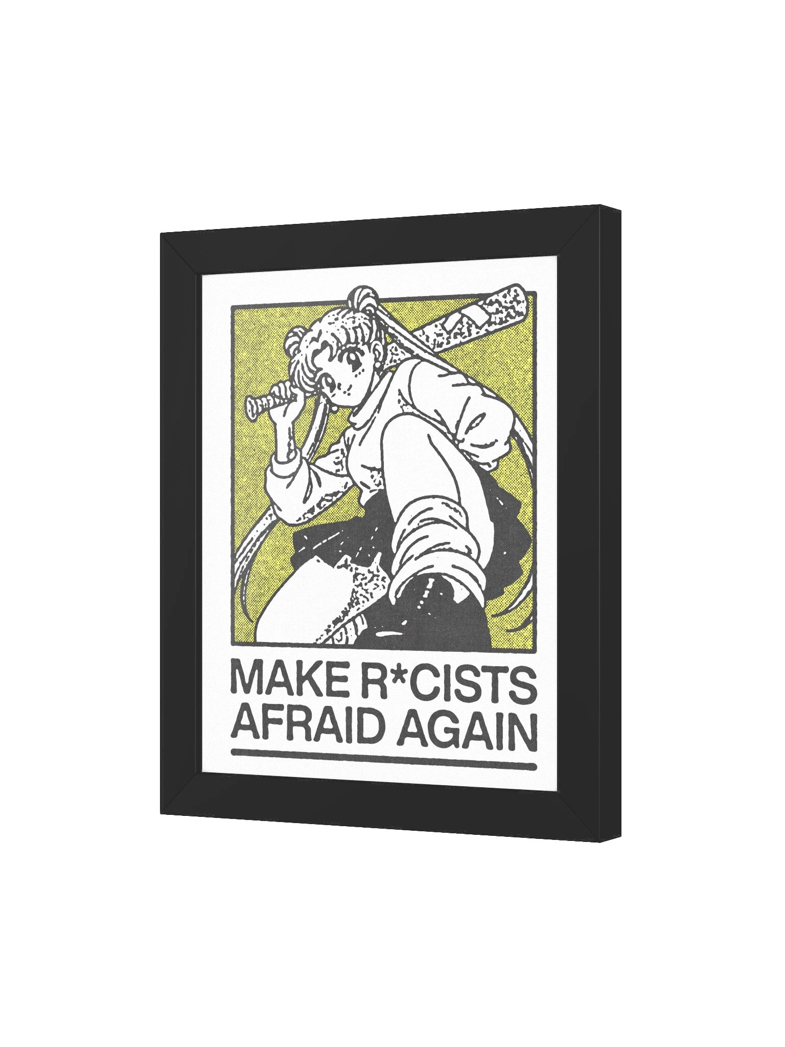 AFRAID AGAIN ! Framed Print. number 9 product image (3)