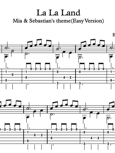 La La Land Easy Version product image (2)