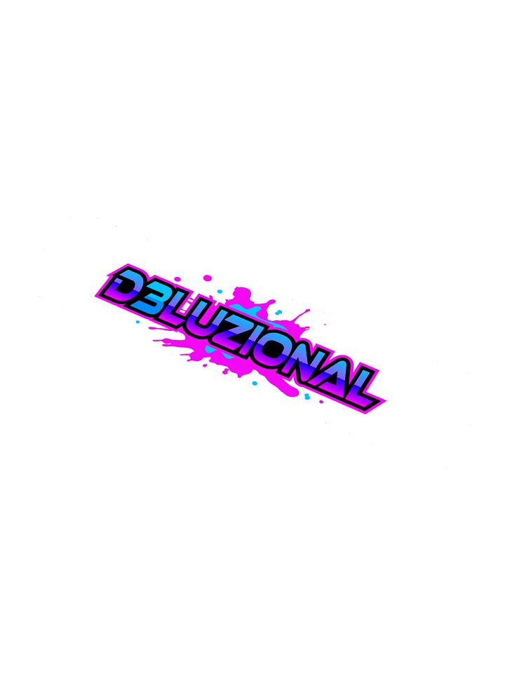 DJ D3LUZIONAL #2 BUMPER STICKER product image (1)