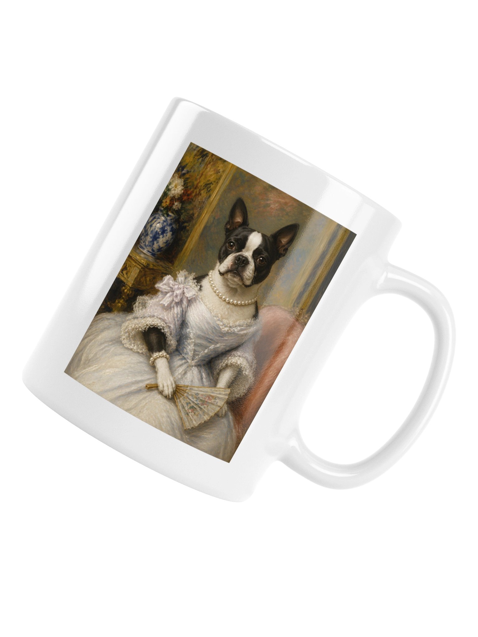 Boston Terrier Portrait of Irène Cahen d'Anvers Mug product image (6)
