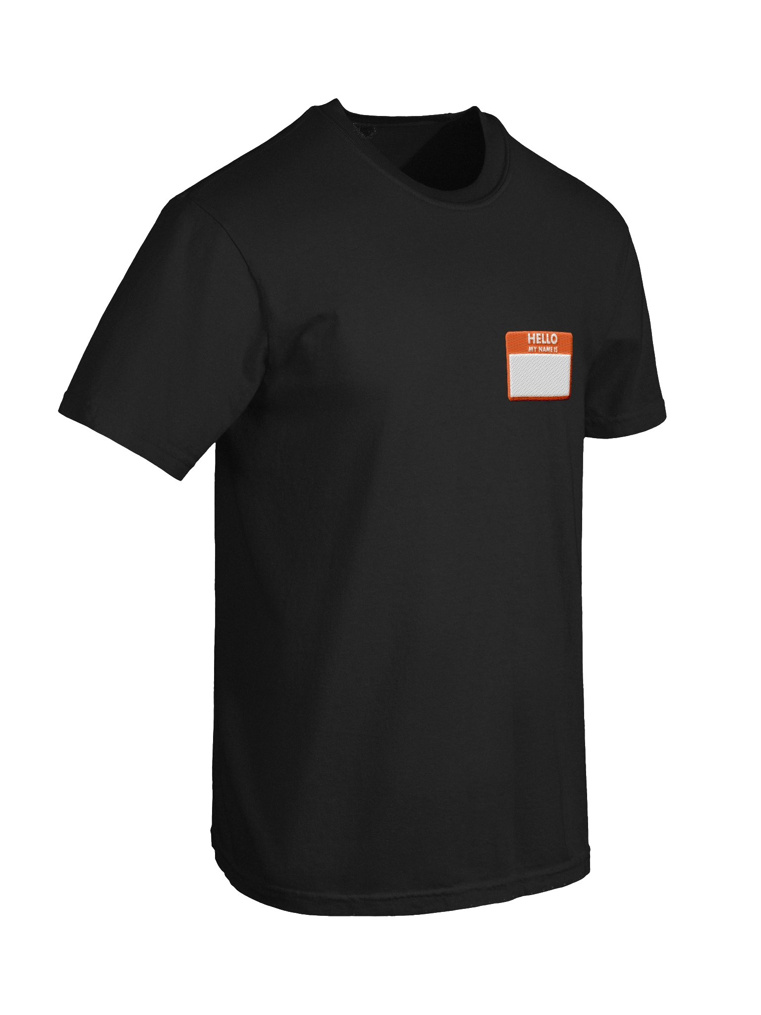 Name Tag Tee: Orange Block product image (8)