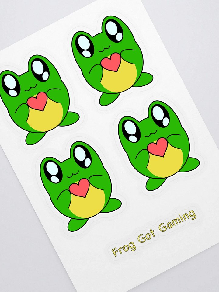 Frog Loves You Sticker Sheet product image (1)