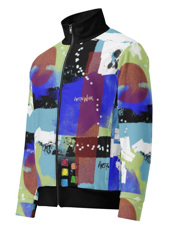 AbstractWear 'Broad Avenue' Unisex Recycled Track Jacket product image (2)
