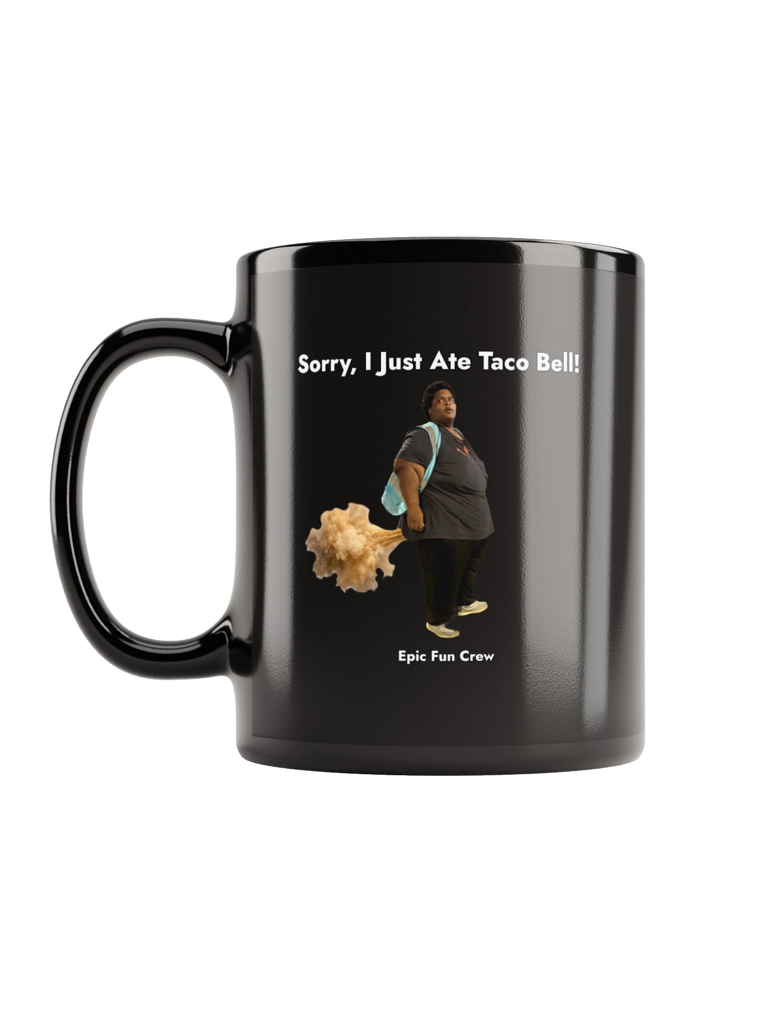 Sorry I just ate Taco Bell Mug (Black) product image (2)