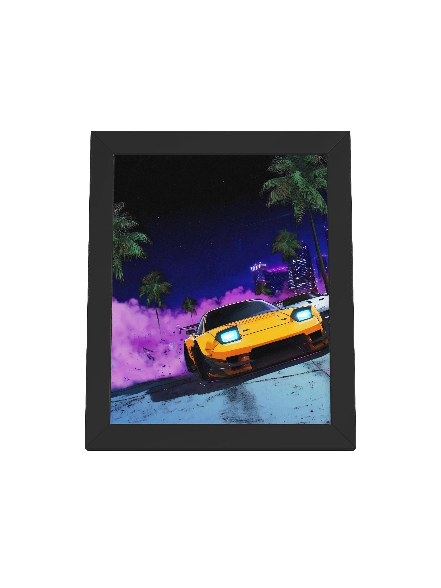 NEON DRIFT Framed Poster product image (1)