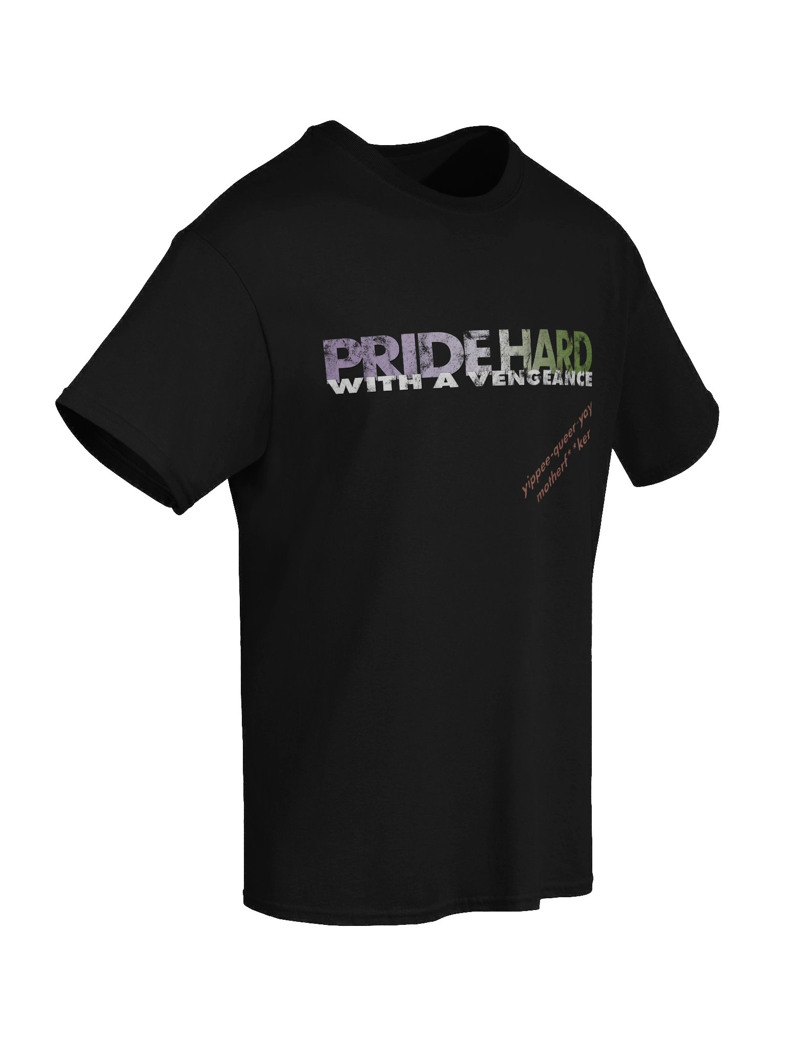 Genderqueer "Pride Hard" Tee product image (8)