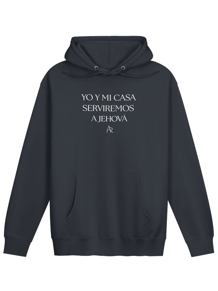 Hoodie Josué 24:15 (negro) product image (9)