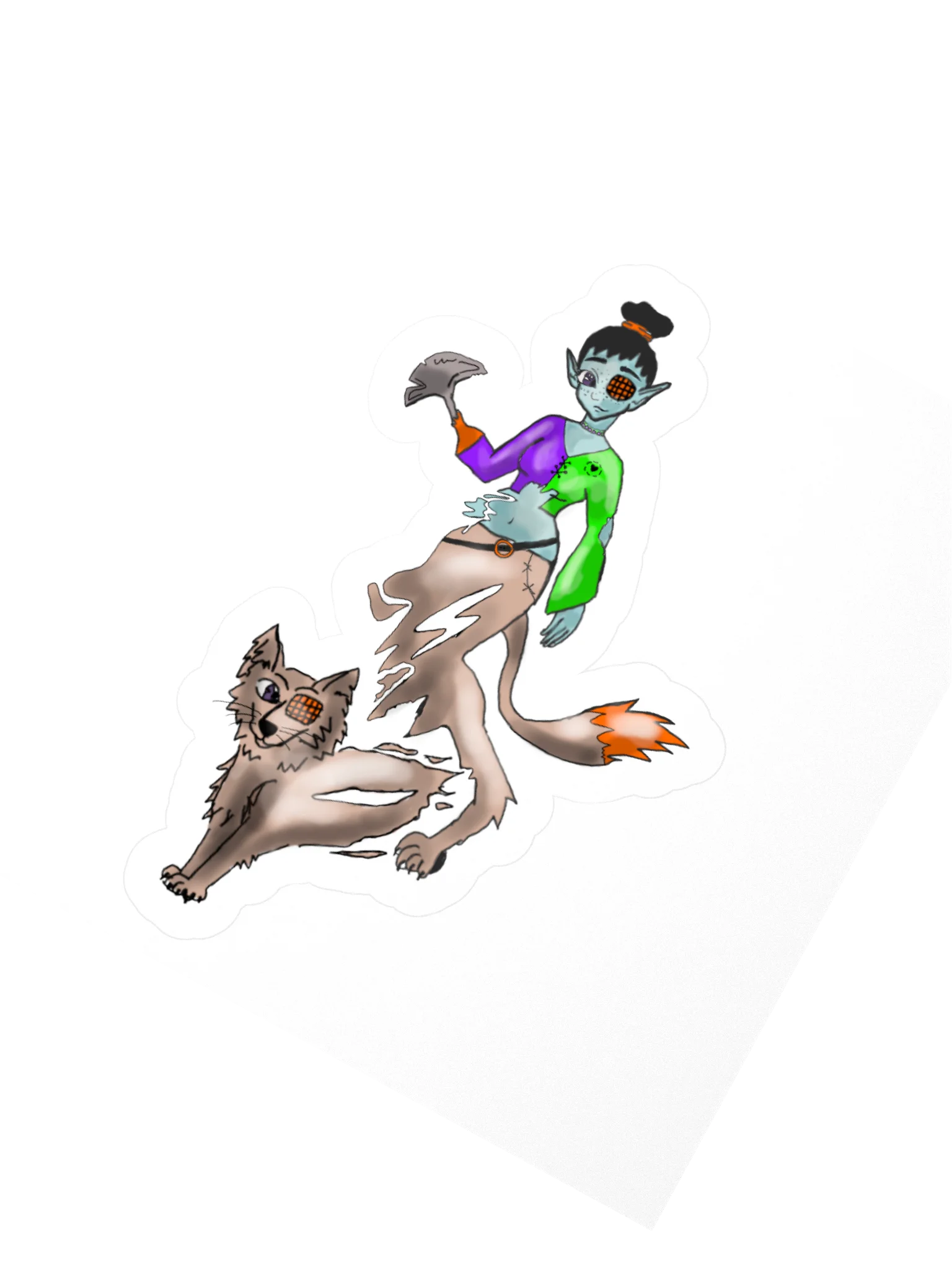 Tara Foxtail Sticker product image (5)
