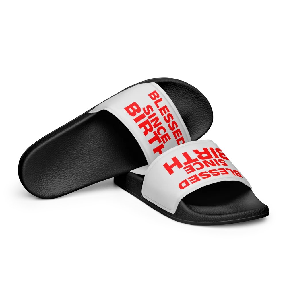 Blessed Since Birth Slides (Unisex) product image (10)