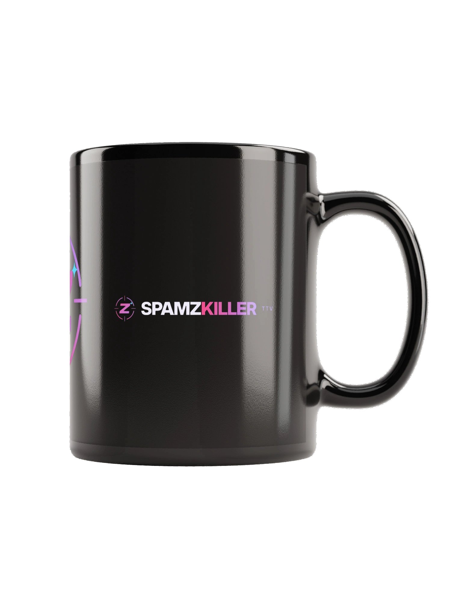 SpamzKillerTTV Neon Logo Black Mug product image (6)