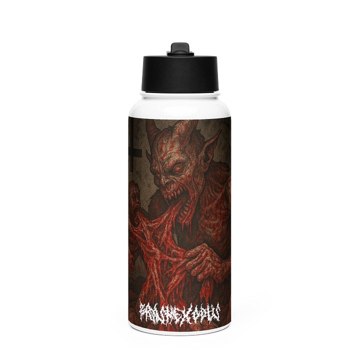 Satanic Devourer Stainless Steel Water Bottle product image (1)