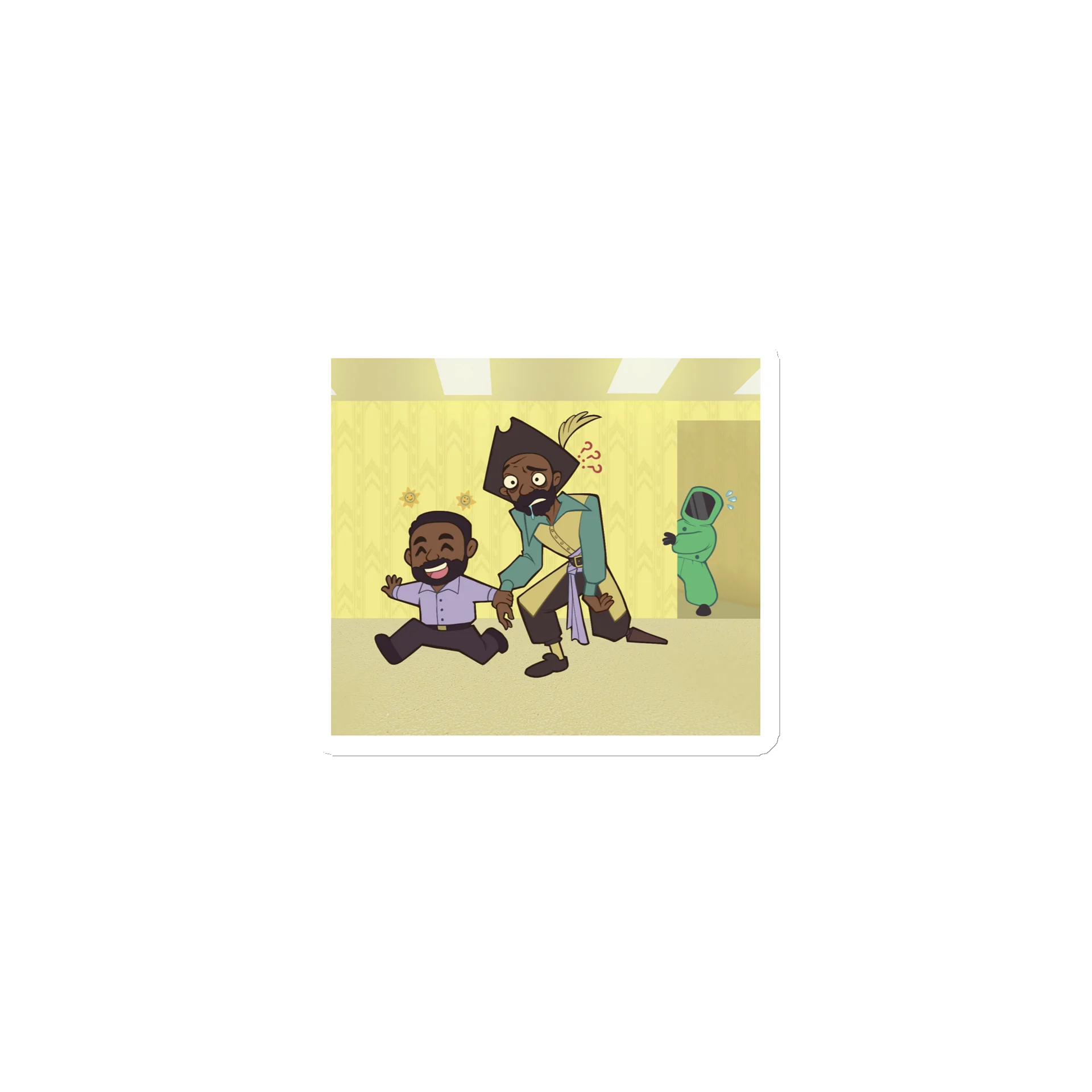 Clark & Cap'n Clark Backrooms Inspired Magnet product image (1)