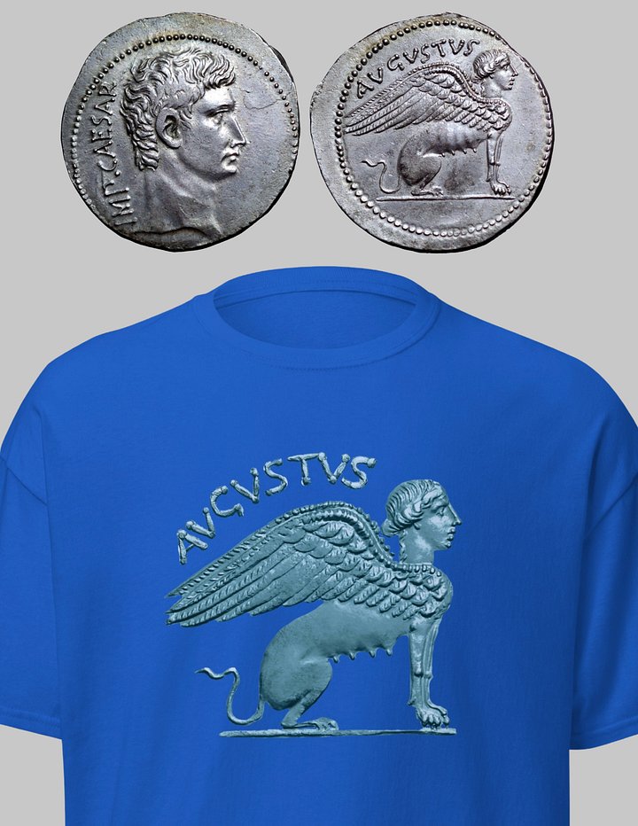 Augustus Octavian Sphinx Ancient Rome 27 BC, White T-Shirt product image (2)
