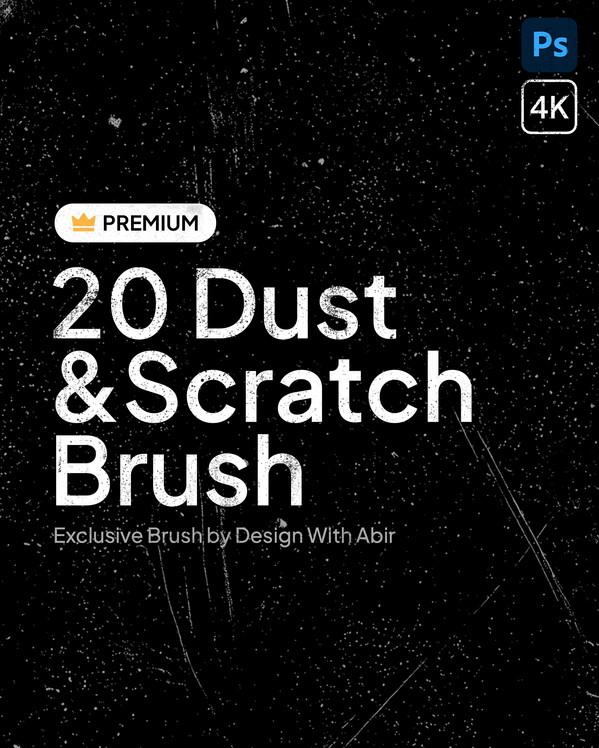 20 Dust & Scratches V1.0 Photoshop Brush product image (1)