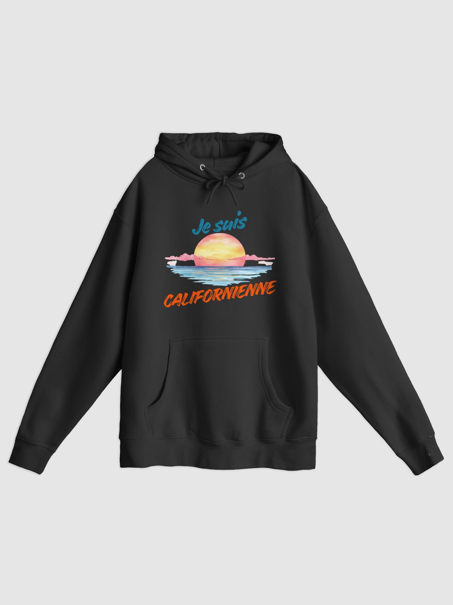 Je suis Californienne Sunset Hoodie - SoCal product image (1)